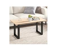 Tafelblad rechthoekig 100x50x1,7 cm massief grenenhout847417