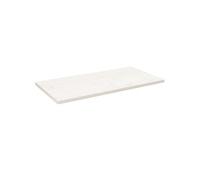 Tafelblad rechthoekig 100x50x2,5 cm massief grenenhout wit824406
