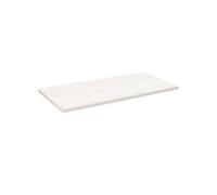 Tafelblad rechthoekig 110x55x2,5 cm massief grenenhout wit824411