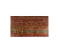 vidaXL Dessus de table rectangulaire 120×60×1,5 cm Bois massif récupéré Multicolore
