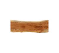 Tafelblad rechthoekig natuurlijke rand 110x40x3,8 cm acaciahout370637