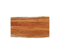 Tafelblad rechthoekig natuurlijke rand 110x60x3,8 cm acaciahout370647