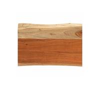 vidaXL Dessus de table rectangulaire 50x40x3,8 cm Bois massif d'acacia Multicolore