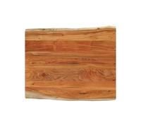Tafelblad rechthoekig natuurlijke rand 90x80x2,5 cm acaciahout370627