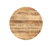 vidaXL Dessus de table Bois de manguier solide Rond 15-16 mm 40 cm