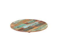 Vidaxl Dessus De Table Rond 50 Cm 15-16 Mm Bois De Récupération Marron