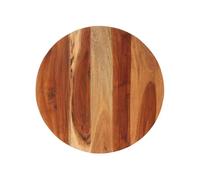 vidaXL Dessus de table Bois massif d'acacia Rond 15-16 mm 60 cm