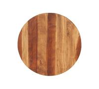 vidaXL Dessus de table de remplacement rond 70 cm en bois massif d'acacia 15-16 mm