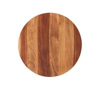vidaXL Dessus de Table Bois Massif d'acacia Rond 25-27 mm 50 cm