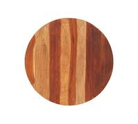 Dessus de table Bois solide Rond 25-27 mm 70 cm