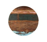 Tafelblad rond 25-27 mm 70 cm massief gerecycled hout286039