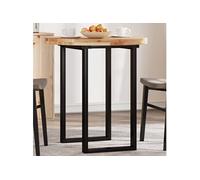 vidaXL Dessus de table rond Ø70x4 cm – Bois massif d'acacia – Marron