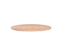 Tafelblad rond Ã~80x1,5 cm onbehandeld massief eikenhout342898