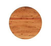 Tafelblad rond Ã~ 80x2,5 cm massief acaciahout370054