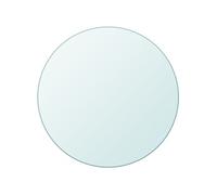 vidaXL Dessus de table ronde en verre trempé 600 mm