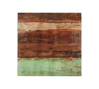 vidaXL Tafelblad vierkant 15-16 mm 80x80 cm massief gerecycled hout286051 Multicolore G