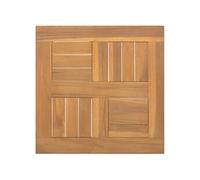 Tafelblad vierkant 40x40x2,5 cm massief teakhout316155