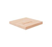 Tafelblad vierkant 40x40x4 cm onbehandeld massief eikenhout342942