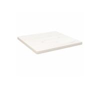 Tafelblad vierkant 50x50x2,5 cm massief grenenhout wit824376