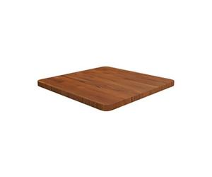 Tafelblad vierkant 50x50x2,5cm behandeld eiken donkerbruin343043