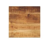 Tafelblad vierkant 60x60x2,5 cm massief ruw mangohout371326