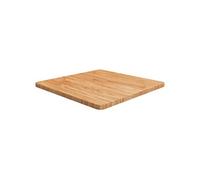 Tafelblad vierkant 60x60x2,5cm massief eiken lichtbruin343030