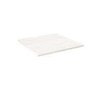 Tafelblad vierkant 70x70x2,5 cm massief grenenhout wit824386