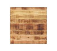Tafelblad vierkant 70x70x2,5 cm massief ruw mangohout371341