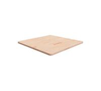 Tafelblad vierkant 80x80x2,5 cm onbehandeld massief eikenhout342932