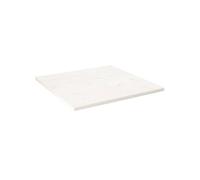 Tafelblad vierkant 90x90x2,5 cm massief grenenhout wit824396
