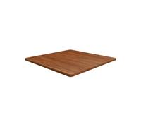 Tafelblad vierkant 90x90x2,5cm behandeld eiken donkerbruin343047