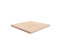 Tafelblad vierkant 90x90x4 cm onbehandeld massief eikenhout342947