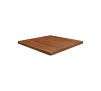 Tafelblad vierkant 90x90x4cm behandeld eiken donkerbruin343079