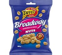 Taffel Broadway Nuts sour cream & onion coated peanuts 4 Packs of 150g 21.2oz