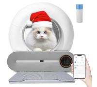 TaFoyu Litière Autonettoyante pour Chat, Robot Nettoyeur Automatique avec Contrôle APP, Anti-pincement/Désodorisant Ionique/Moniteur de Santé/Tapis, 65L+9L Grande Capacité