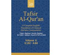 Tafsir Al-Qur’an: A Complete English Translation of Classical Qur’anic Commentaries: Tabari, Baghawi, Qurtubi, Baidawi, Ibn Kathir, Jalalayn, Suyuti & Fath al-Qadir: Volume 6: 3:192 - 4:84