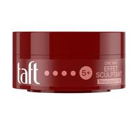 TAFT Cire Coiffante Effet Sculptant 75 ml - Fixation Forte Tenue 24h pour Look Structuré au Fini Brillant - Lot de 3