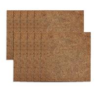 Taft de nid de poulet en fibre de coco - tapis de pose de poule réutilisables | Boucons de sol coopératifs biologiques Oeufs nicheurs, matériau doux durable pour le confort de litière de volaille et e