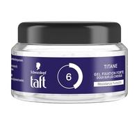 TAFT Gel Coiffant Fixation Forte 250 mL - Tenue Longue Durée Résistant à l'Humidité - Effet Titane pour Cheveux Homme - Format Pratique en Pot - Lot de 3
