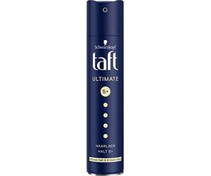 Taft Laque Ultimate Tenue & Brillance Cristalline, 5+ H, Spray Coiffant Sans Résidus (250 ml)