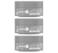 TAFT Lot de 3 Cires Wax Effet Mat 75ml