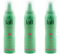 taft Mousse Coiffante VOLUME 3 x 150ml Tenue 4 pour Cheveux Fins Coiffage