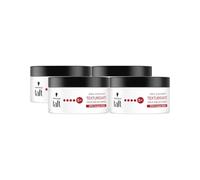 Taft - Pâte Coiffante - Pâte Carbone Texturisante - Brillance - Fixation Très Forte - Doux sur les cheveux - Tenue longue durée - Sans Effet Collant - Formule Provitamine B5-100 ml - Lot de 4
