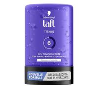 Schwarzkopf Taft Gel coiffant Titane – Provitamine B5 – Fixation forte – 300 ml