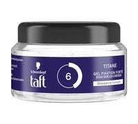 Taft - Schwarzkopf - Gel Pot Coiffant - Gel Titane - Résistance Humidité - Fixation Forte - Doux sur les cheveux - Tenue longue durée - Sans Effet Collant - Formule Provitamine B5-250 ml