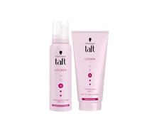Taft Schwarzkopf - Mousse coiffante pour cheveux bouclés - 150 ml - Degré de tenue 3 - Pour des boucles et un baume longue durée - 150 ml - Baume coiffant pour cheveux bouclés - Végétalien