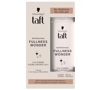 Taft - Schwarzkopf - Poudre Coiffante Cheveux - 2-En-1 - Volume - Longue Durée - Effet Matifiant - Effet Décoiffé - Ne colle pas - 99% d'ingrédients d'origine naturelle - Contenant de 10 g