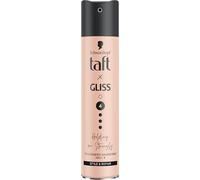 Taft Spray coiffant Gliss Holding me Strongly - Degré de tenue 4 (250 ml) - Tenue forte pour tous les types de cheveux - Laque sans silicone avec huile d'argan et provitamine B5