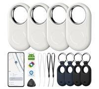 Tag Android Traceur de clés Android, Air Tracker Android, air tagg Compatible avec Google Find My Device, Convient pour clés, Portefeuilles, vélos et valises (4 pièces)