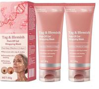 Tag & Blemish Peel-Off Gel Wrapping Mask,Dark Spot Remover for Face, Tag & Blemish Peel-Off Gel, Effectively Improve Skin, Natural Ingredient,Enriching Skin Care for All Skin Tone (2 pcs)